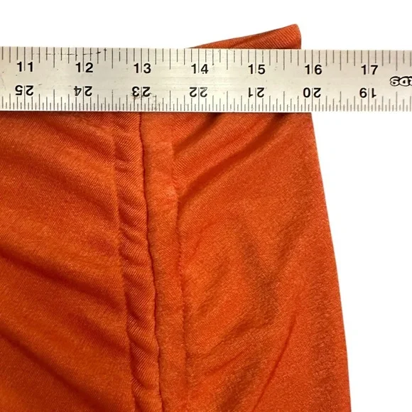 NWT JLUXLABEL Women’s Orange Strapless Ruched Side-Slit Dress - Size XXL - Picture 8 of 8
